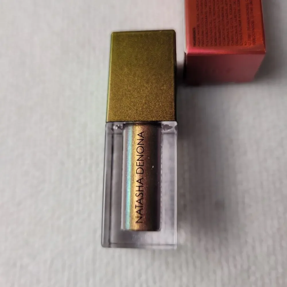 Natasha Denona Chromium Multichrome liquid eyeshadow shade Infra Nude